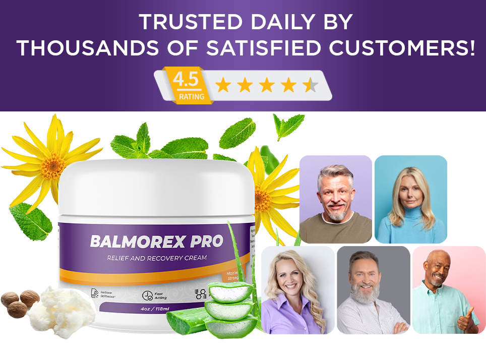 Balmorex Pro natural back and joint pain relief cream